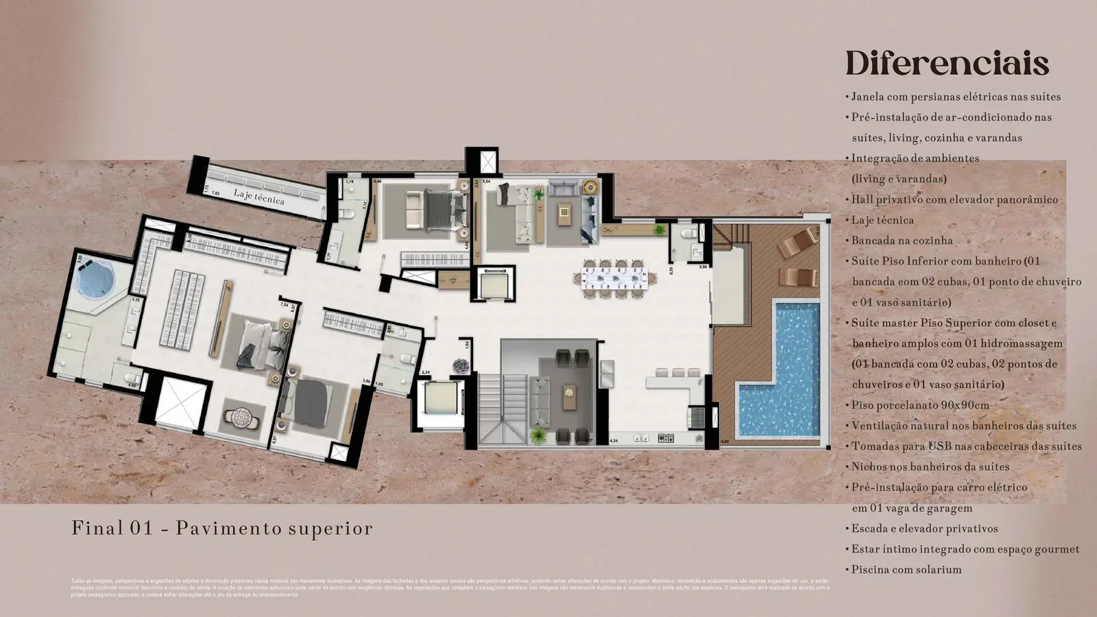 Cobertura · 557 m² · folha 2