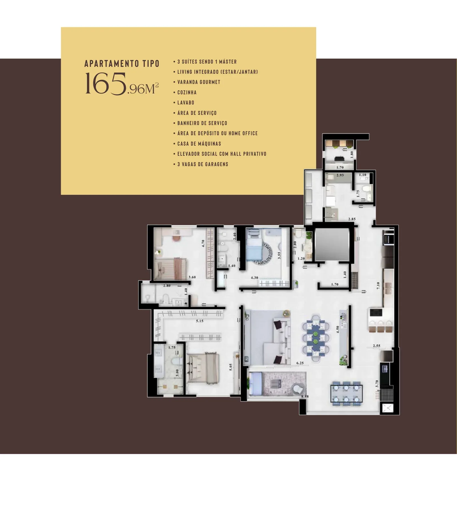Tipo · 165 m²