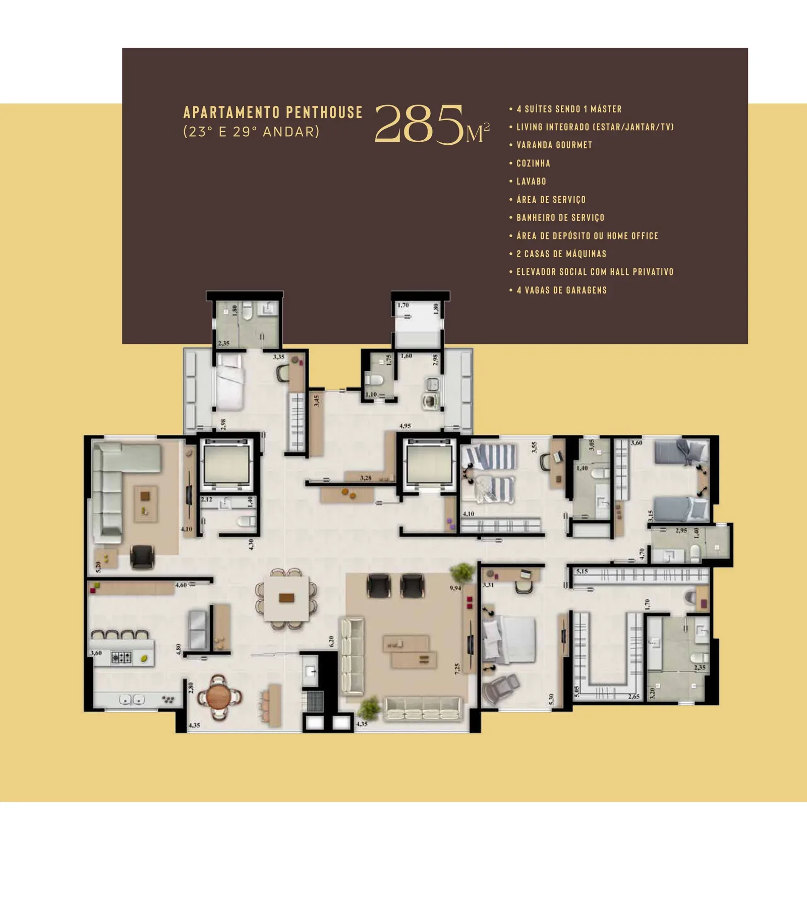 Tipo · 285 m²